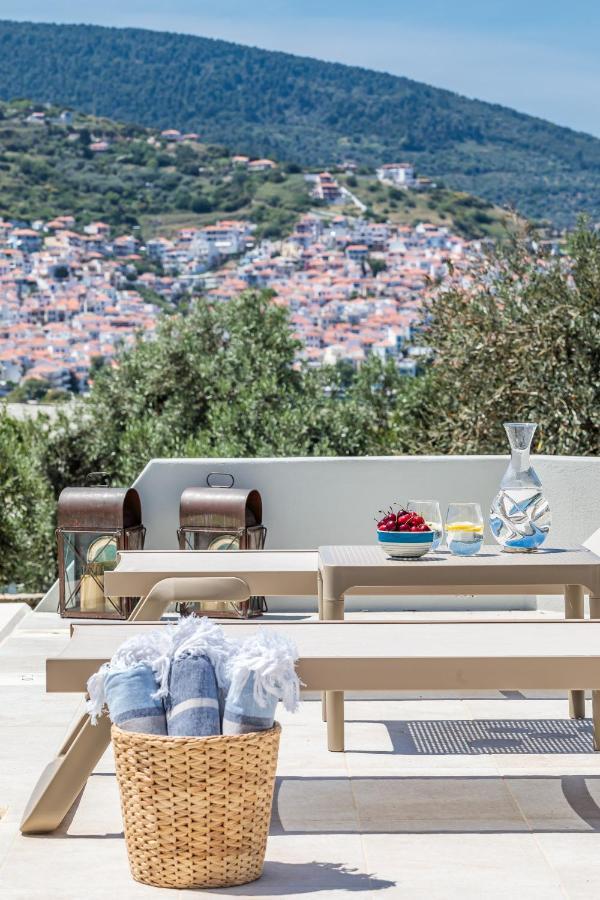 Sunshine Pool Villa Bandar Skopelos Luaran gambar