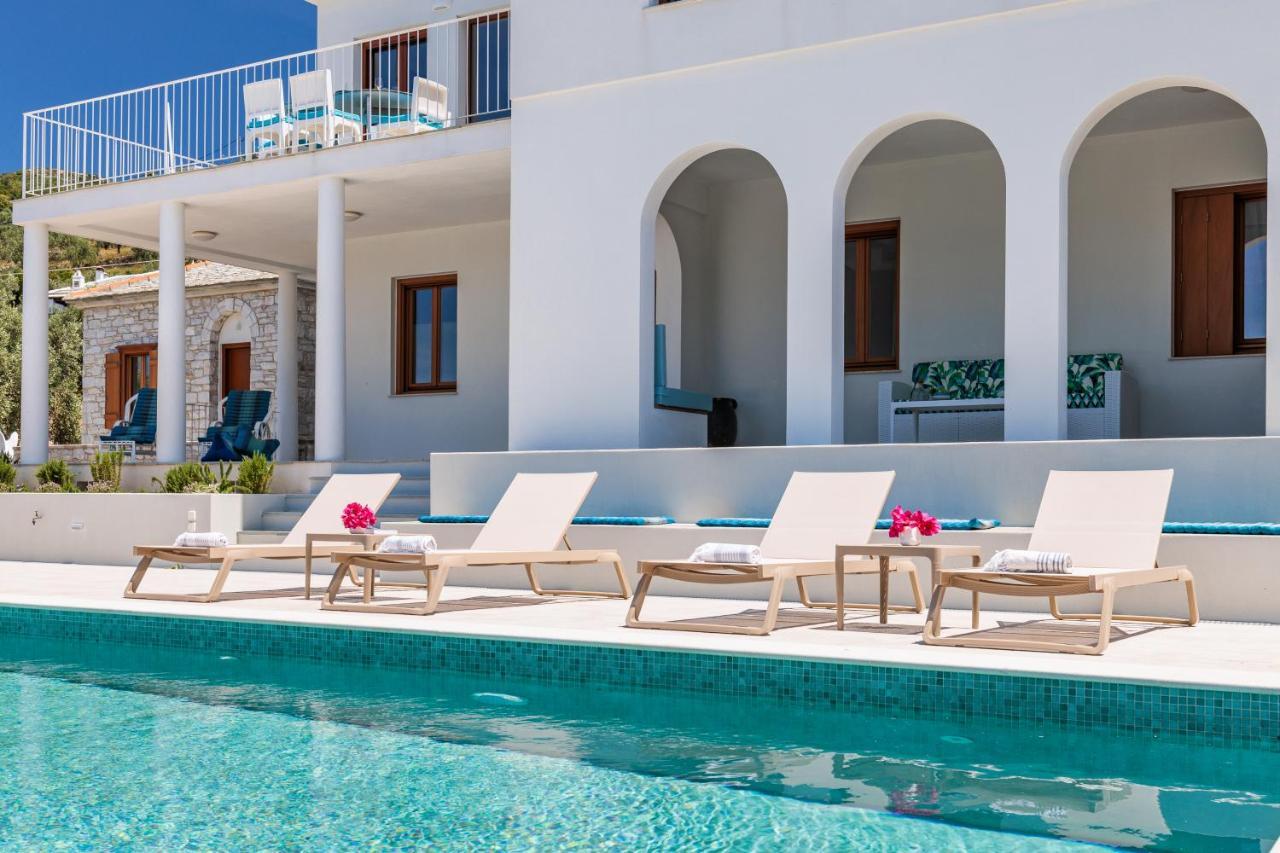 Sunshine Pool Villa Bandar Skopelos Luaran gambar