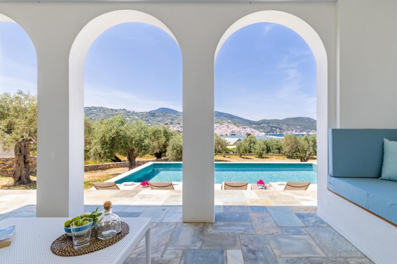 Sunshine Pool Villa Bandar Skopelos Luaran gambar