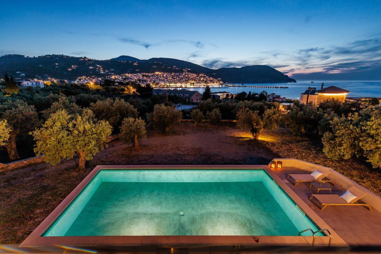 Sunshine Pool Villa Bandar Skopelos Luaran gambar