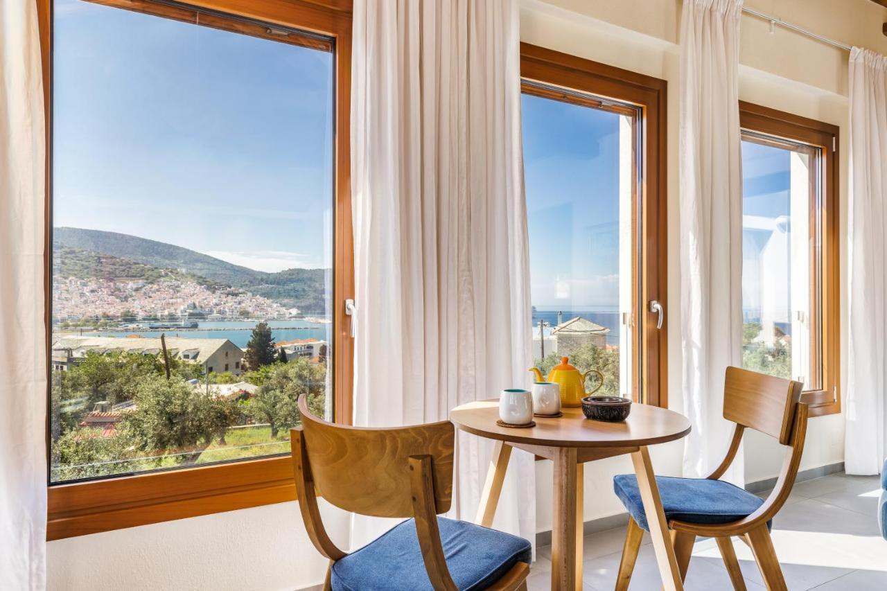 Sunshine Pool Villa Bandar Skopelos Luaran gambar